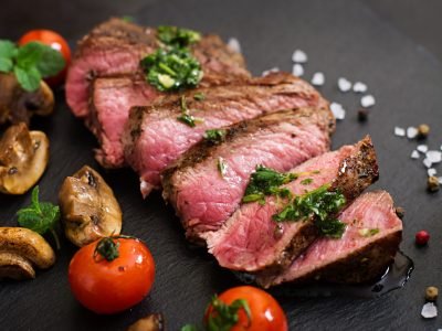 juicy-steak-medium-rare-beef-with-spices-grilled-vegetables
